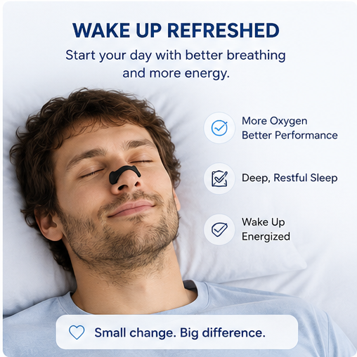 BreathEase Nasal Strips – Sleep Better, Breathe Freer