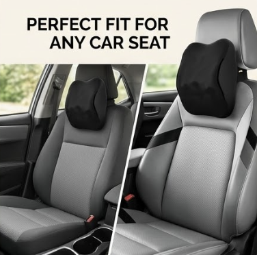 ComfortDrive Memory Foam Neck Seat Cushion