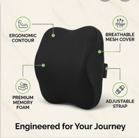 ComfortDrive Memory Foam Neck Seat Cushion